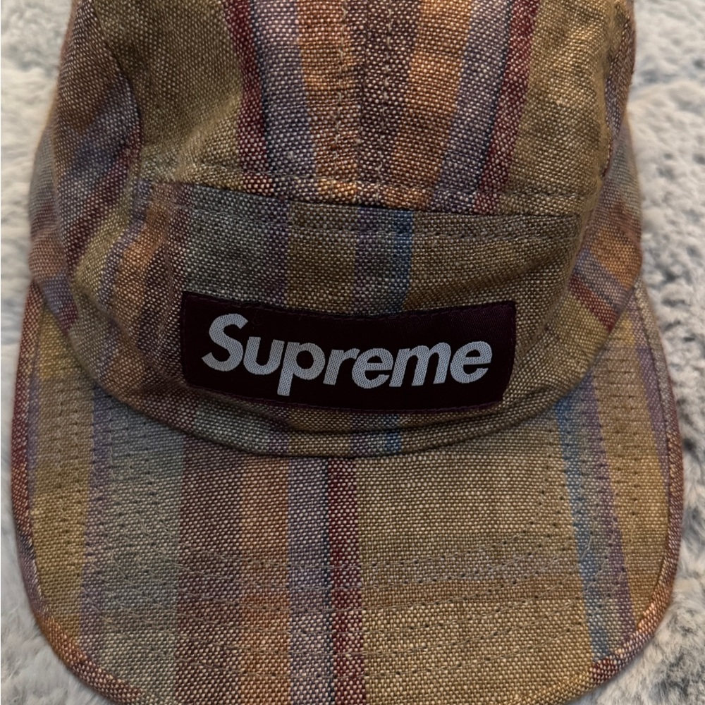 Supreme Black and Tan Cap